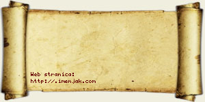 Jovana Parton vizit kartica